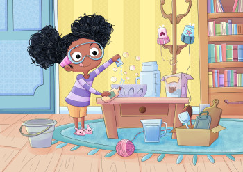 Curious Little Explorer - Children's illustration