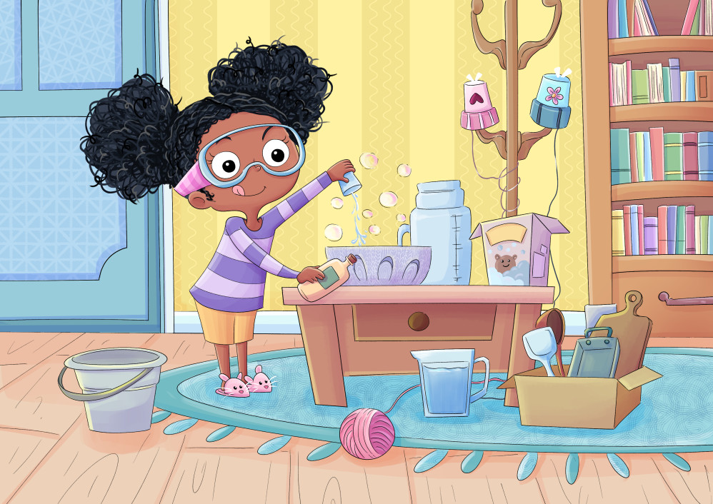 Curious Little Explorer - Children's illustration