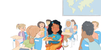 Spread from Vanessa and Me Book