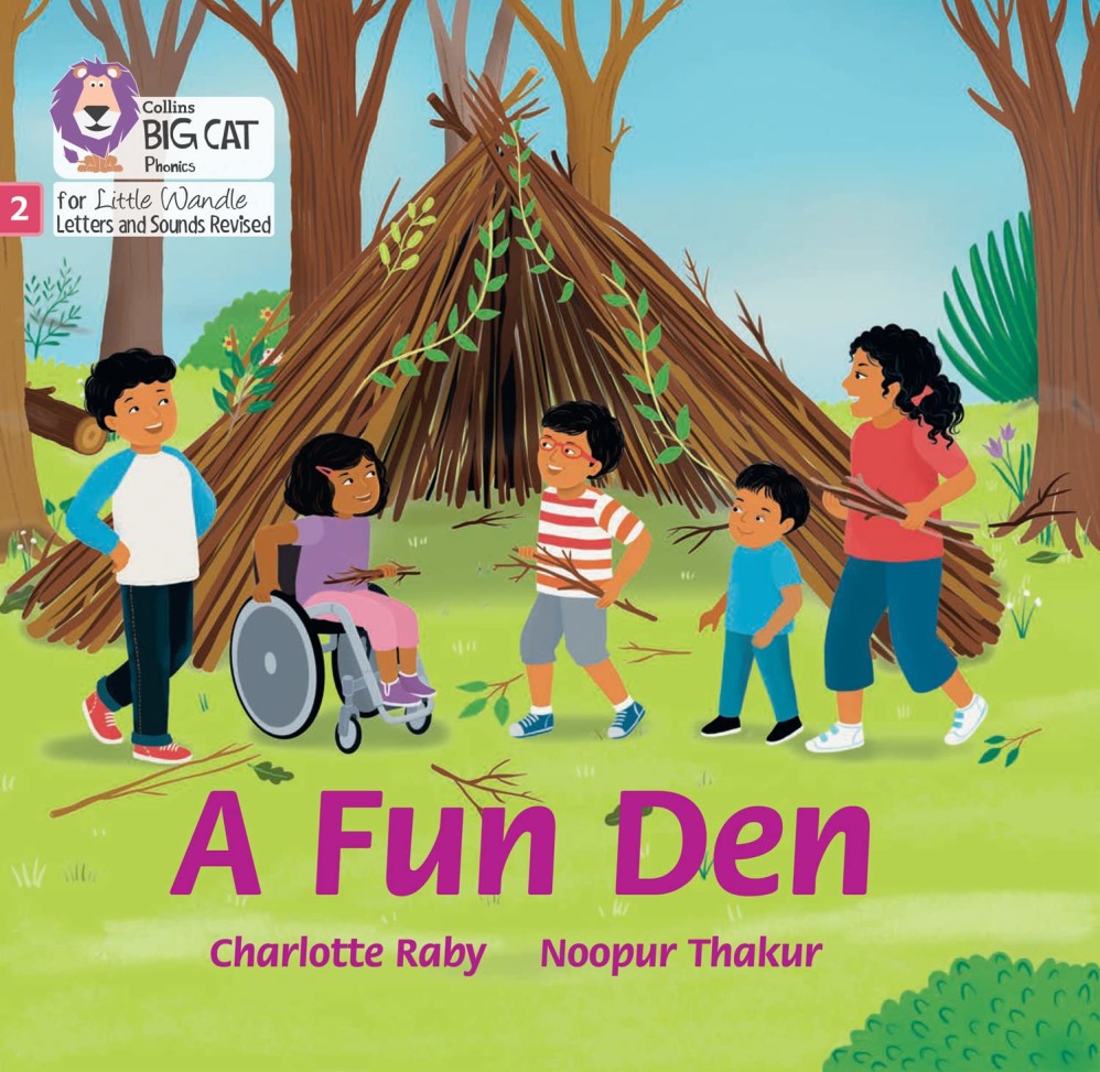 A Fun Den – Children’s Educational Book Cover Illustration
