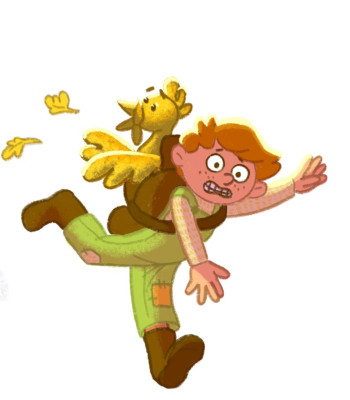 Spot illustration - Jack and the Beanstalk