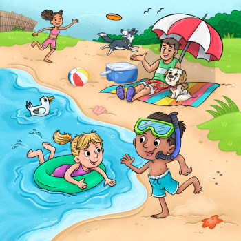 A Day at the Beach