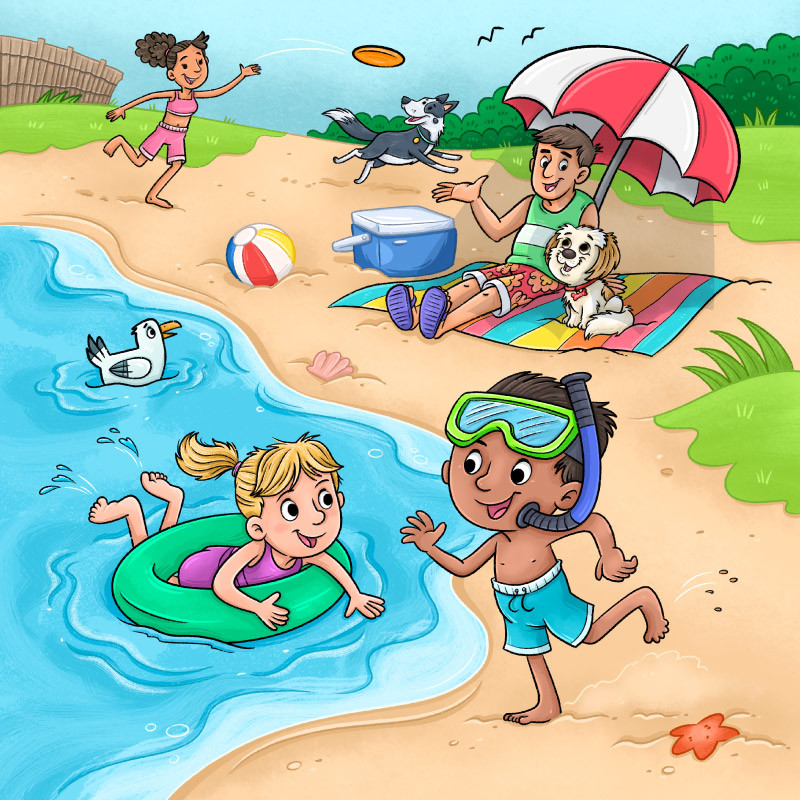 A Day at the Beach
