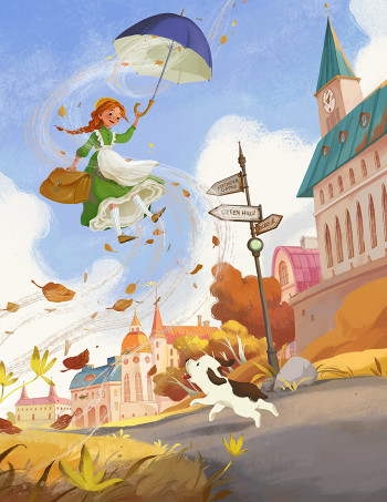 Flying Umbrella