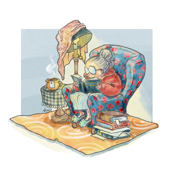 Nonna reading