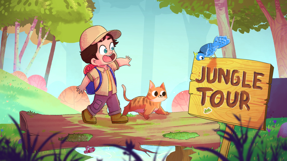 Jungle Tour! Children's Illustration