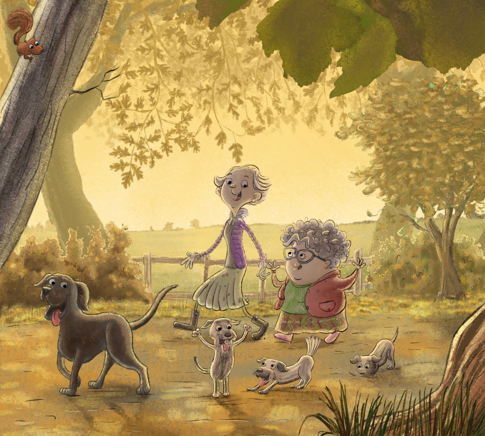 A late summer walk with old friends