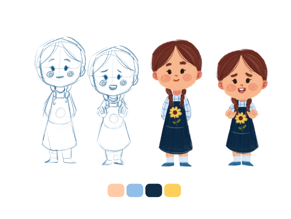 Phil & Leah’s Sister – Character Design