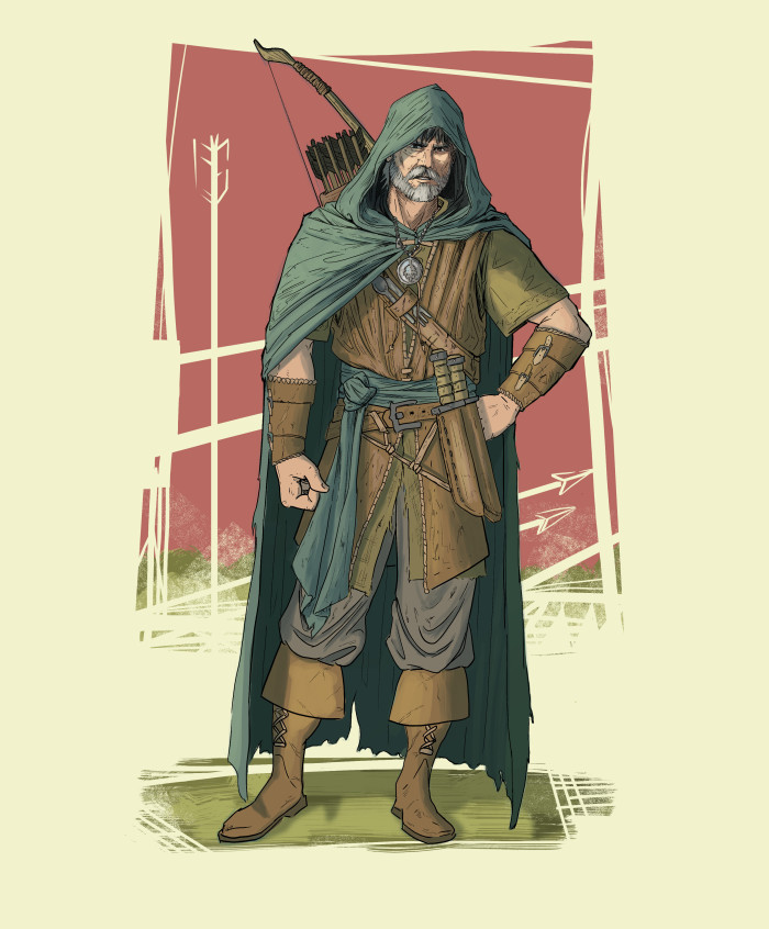 Character Design (Halt O'Clarrick from the "Rangers Apprentice" book series).