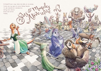 Molly Malone Children’s Book: Market Scene