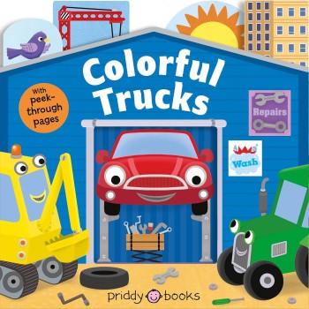 Colorful Trucks – Children’s Vehicle Book Illustration