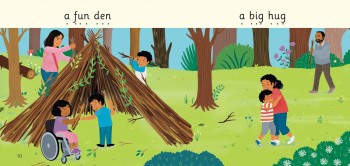 A Fun Den – Interior Children’s Educational Book Illustration
