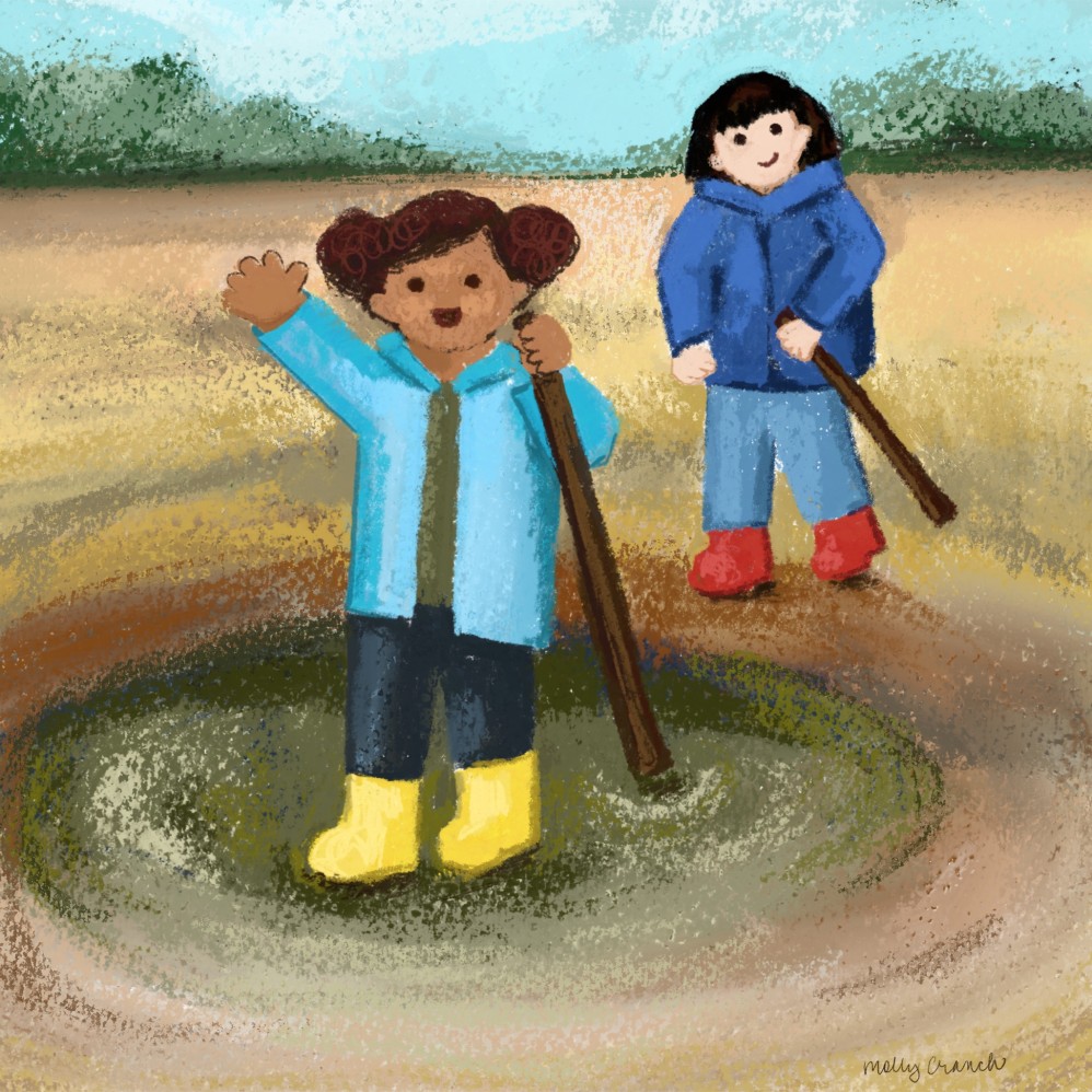 Walking in the Mud