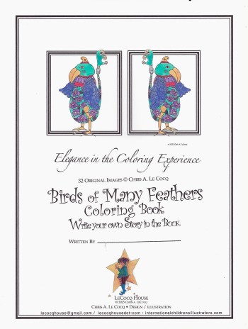 Birds of Many Feathers / Wtite your own story in the book