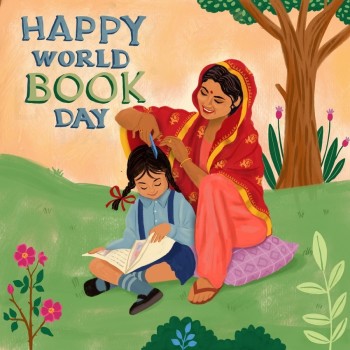 Happy World Book Day – Children’s Reading Illustration