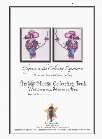 The Silly Mouse Coloring Book, Wtie your own story in the book