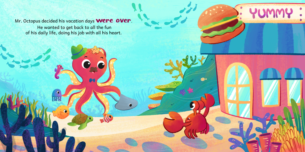 Mr. Octopud on Holiday