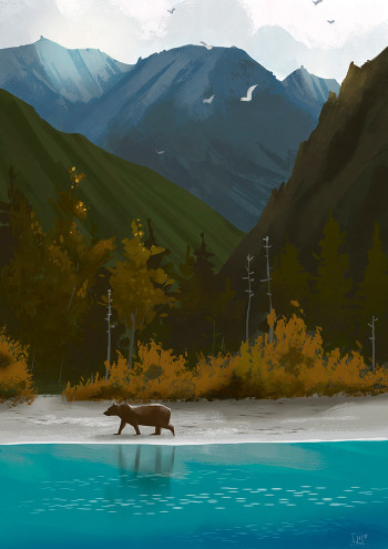 Bear by the River