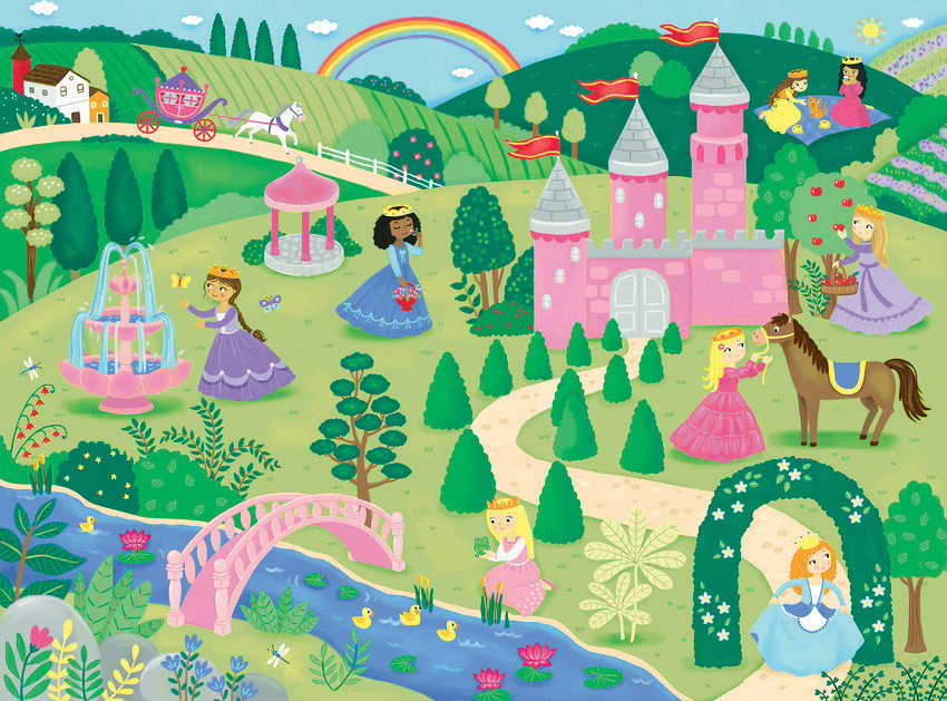Princess Castle Adventure – Fairytale Children’s Illustration