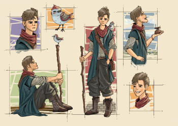 Character Design Spread
