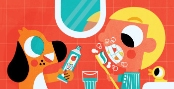 Crocodile Brush your teeth #4