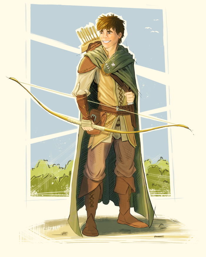 Character Design (Will Treaty form the "Ranger's Apprentice" book series).