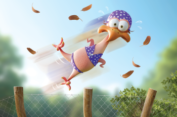 Chicken throwing world record
