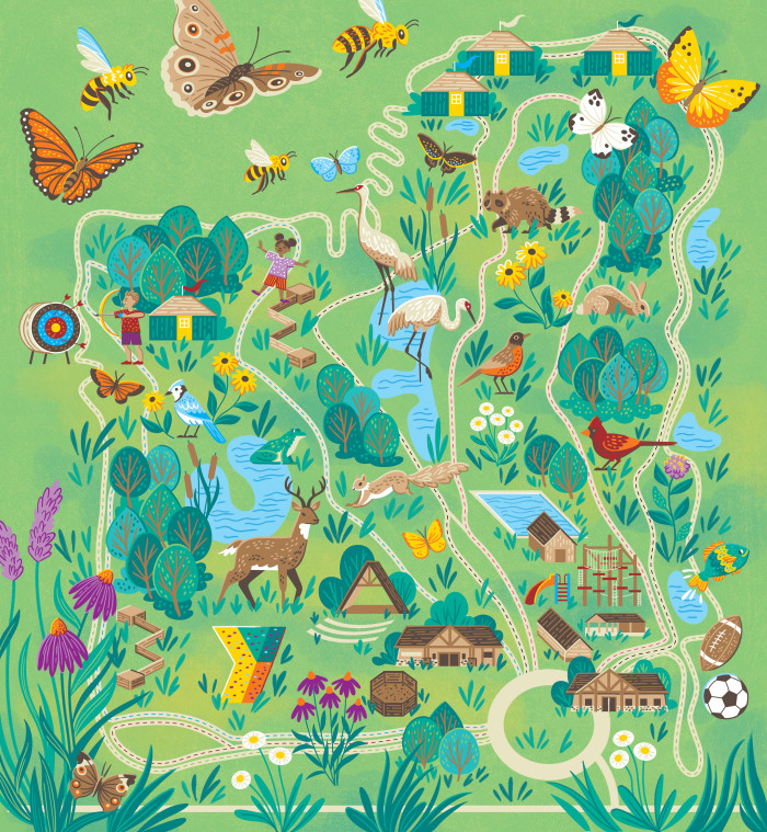 YMCA Camp Map