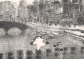 Pipa and Toshi cityscape