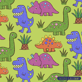 scribbly dinos