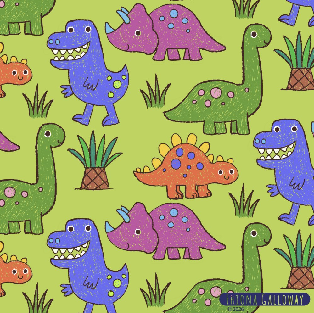 scribbly dinos