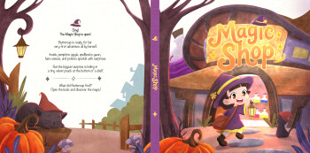 Magic Shop - Halloween Book Cover Illustration