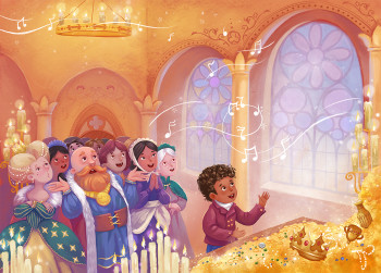 illustrations for the STORYTIME MAGAZINE the story "WHEN THE BELLS RING"