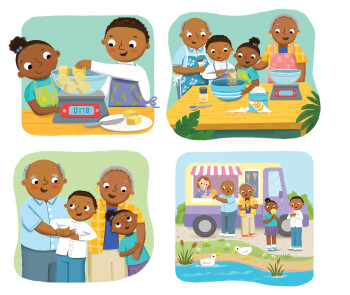 Illustrations for 'Gingerbread' published by Jolly Learning