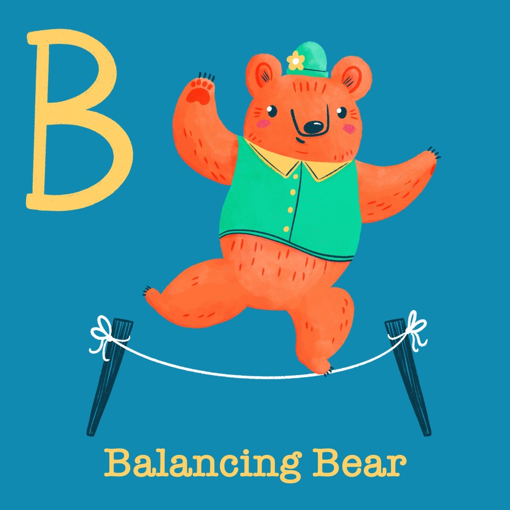 B is for Balancing Bear