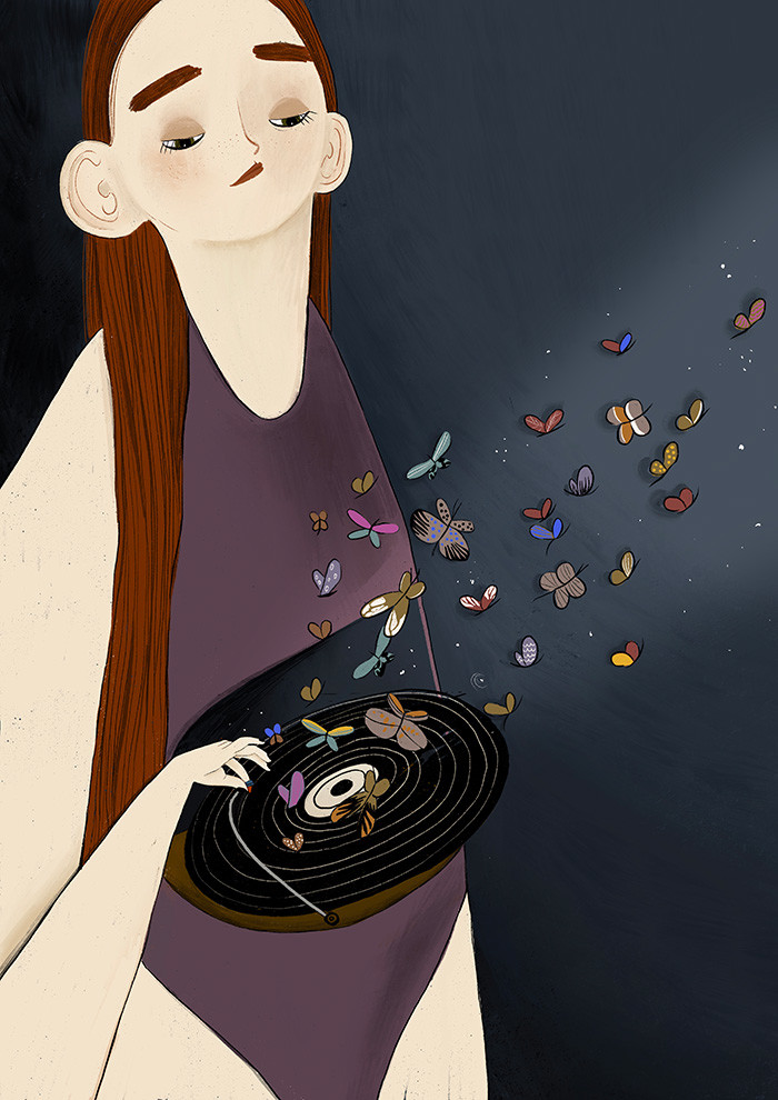 Butterflies in the stomach