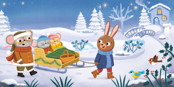 Illustration from 'Winter is Here' published by arsEditions