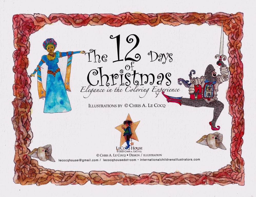 The 12 Days of Christmas A Coloring Book
