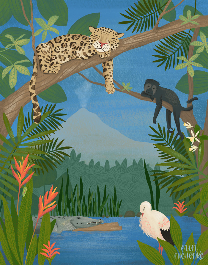 Sleepy Jungle Animals