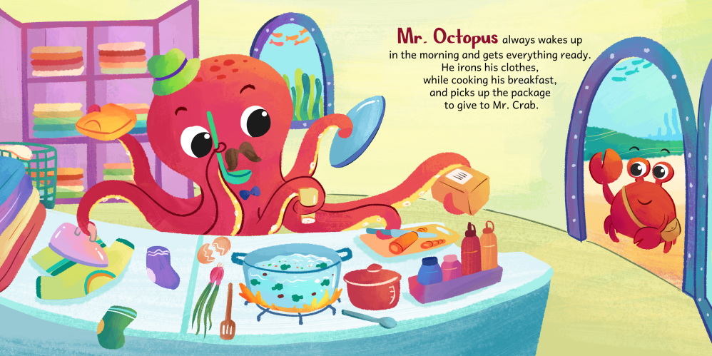 Mr. Octopus on Holiday