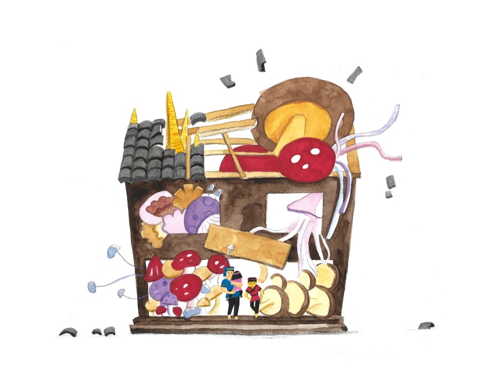 A Grocery Store In The Rain