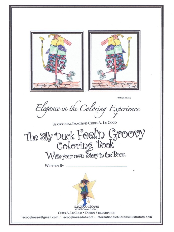 The Silly Mouse Coloring Book, Wtie your own story in the book