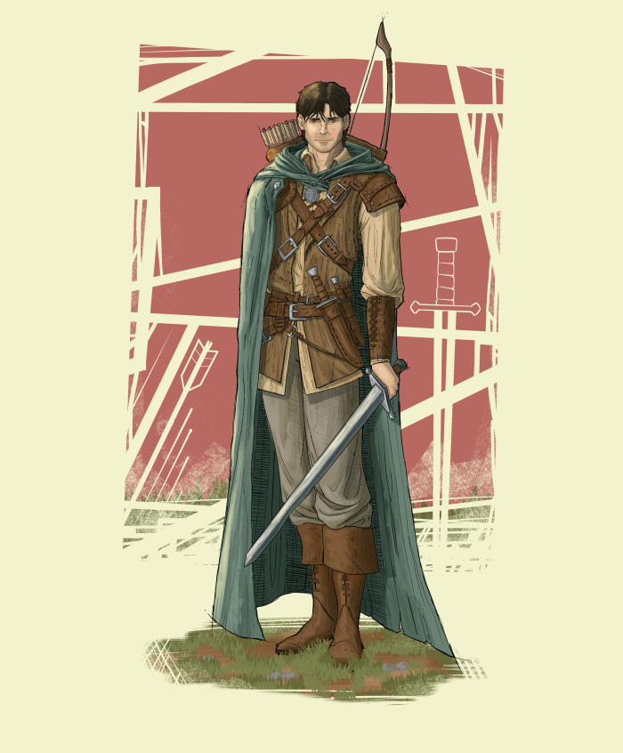 Character Design (Gilan from the "Rangers Apprentice" book series).