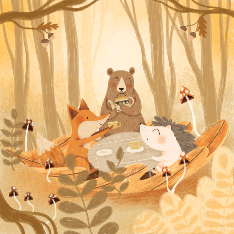 Critters' Teatime