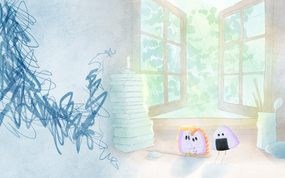 Tamago and Onigiri Comfort Tofu