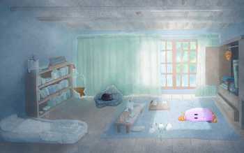 Sad Sushi Lay on the Floor
