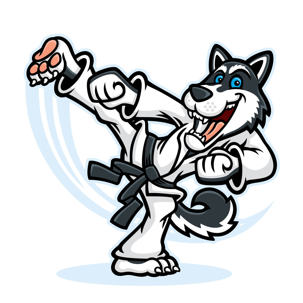 Karate Husky High Kick