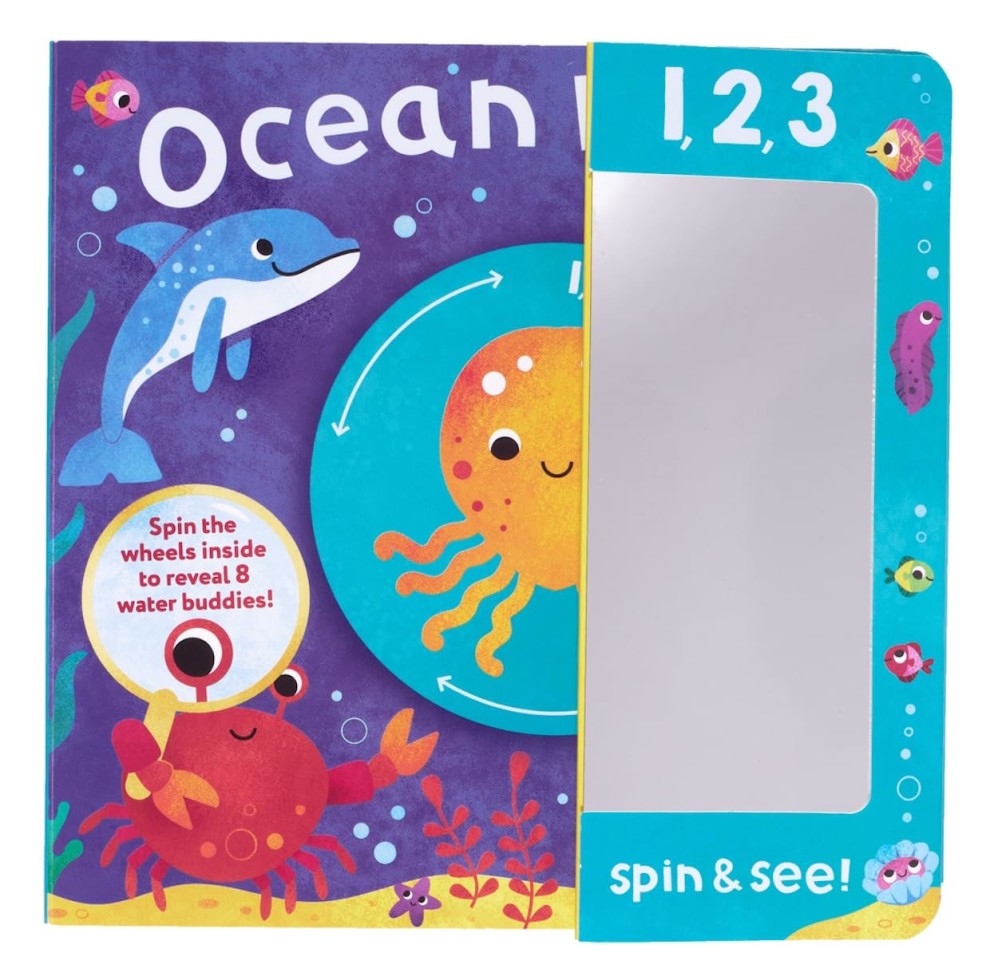 123 Spin & See! Ocean Explorer: Sea Animal Board Book