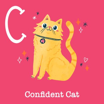 C is for Confident Cat