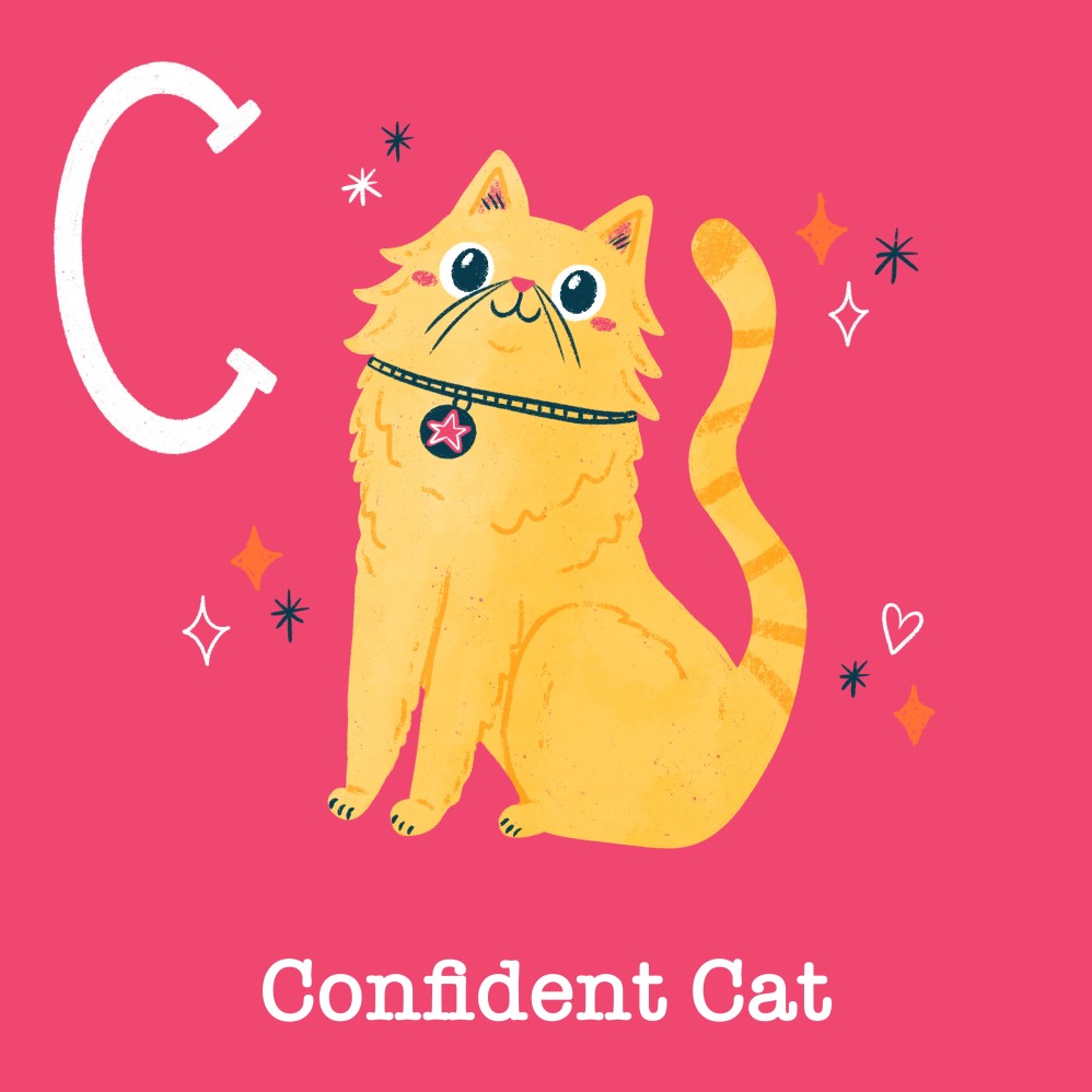 C is for Confident Cat